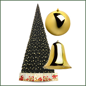 Украшения для уличных елей